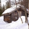 Hütte im Fulu Fjäll NP