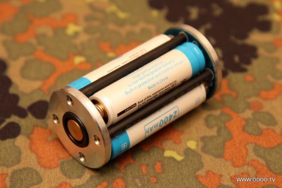 Niteye Eye-30 - Batterien seriell geschaltet