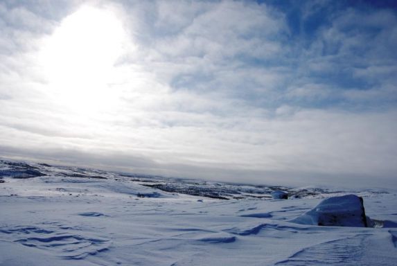 Eisige Weiten auf der Varanger Halbinsel