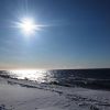 Die Küste der Barentsee